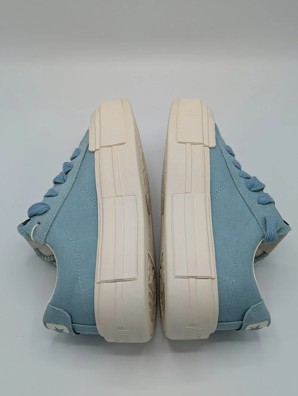 Converse Women's 8.5 Platform Canvas Sneakers Aqua Vernal Pool Cruise Ox Low - Picture 4 of 9